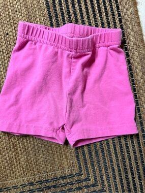 Hanna Andersson Bright Pink Knit Elastic-Waist Shorts